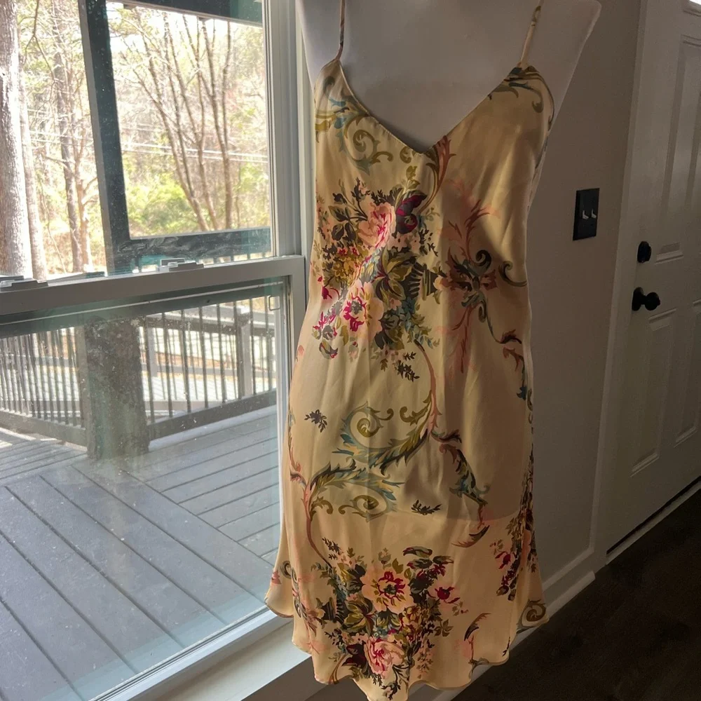 Victoria's Secret Silk Floral Slip Dress - Picture 2 of 13